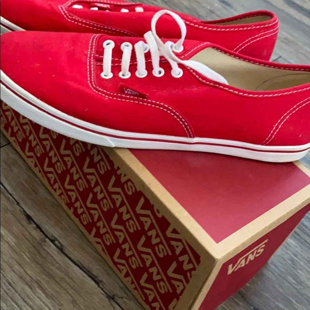 Red Vans - Picture 3 of 3
